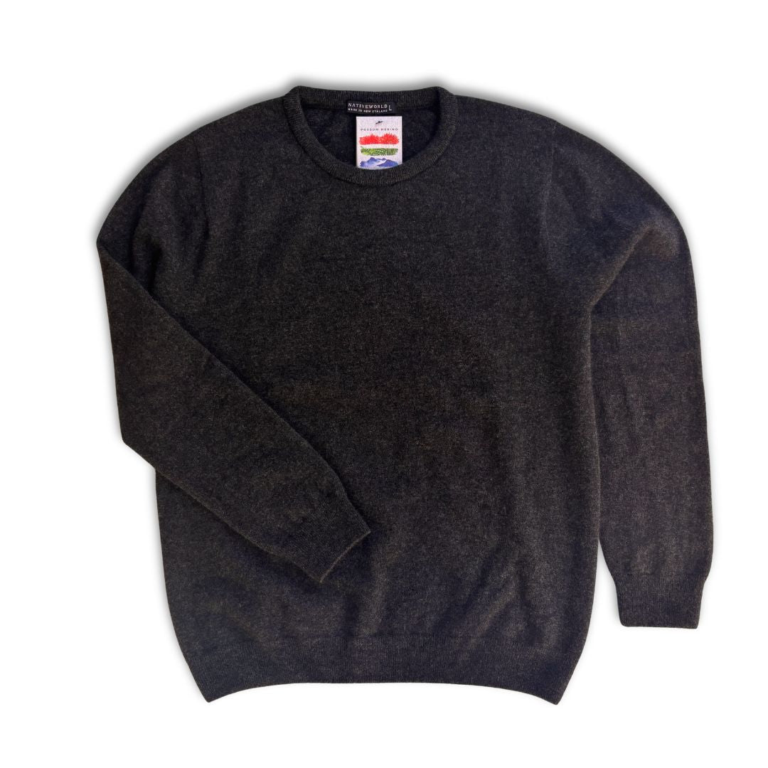 Crew Neck Possum Merino Jumper