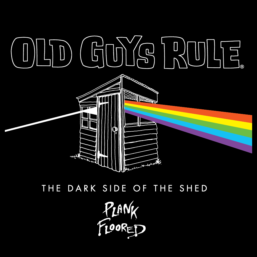 Dark Side of the Shed - Men's Graphic T-Shirt