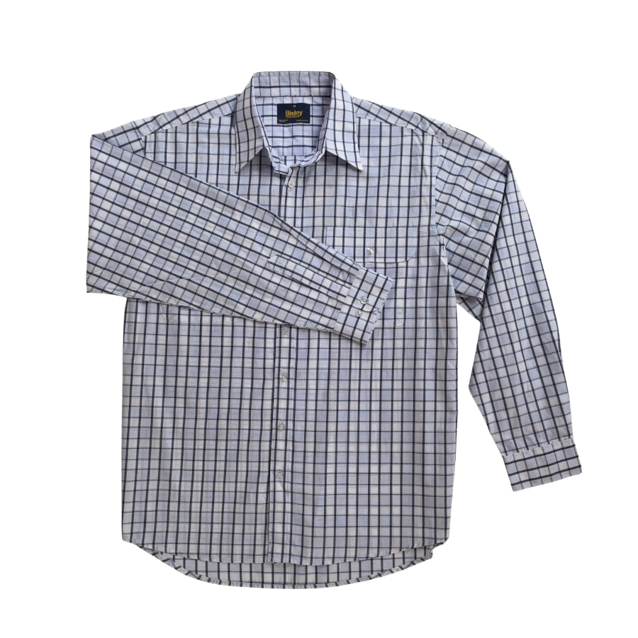 Double Pocket Check Long Sleeve Shirt S26