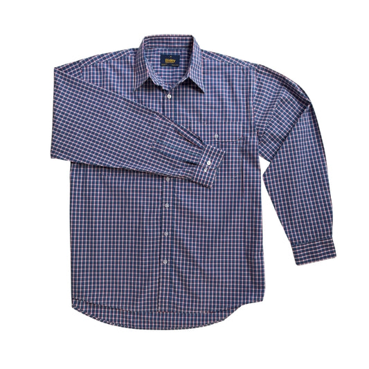 Double Pocket Check Long Sleeve Shirt S26