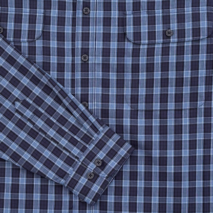 Double Pocket Check Long Sleeve Shirt W26