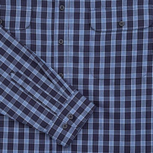 Double Pocket Check Long Sleeve Shirt W26