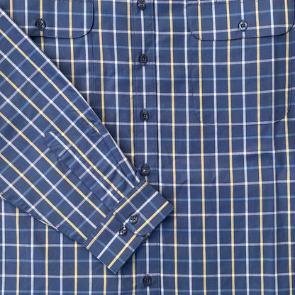 Double Pocket Check Long Sleeve Shirt W26