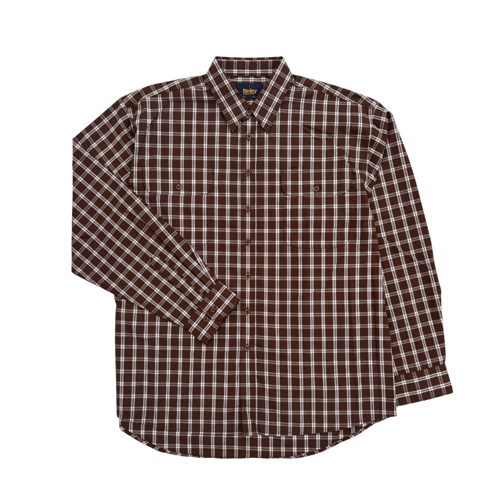 Double Pocket Check Long Sleeve Shirt W26