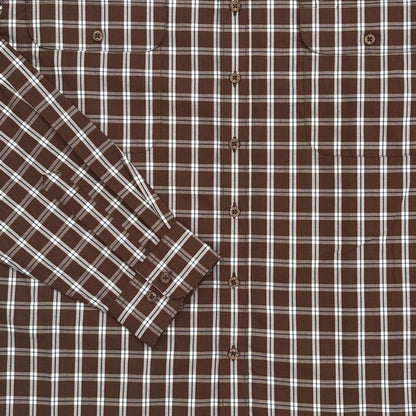 Double Pocket Check Long Sleeve Shirt W26