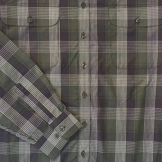 Double Pocket Check Long Sleeve Shirt W26