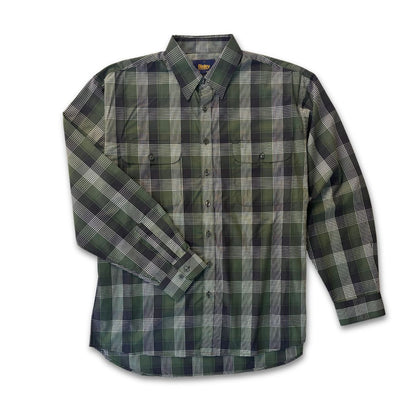 Double Pocket Check Long Sleeve Shirt W26