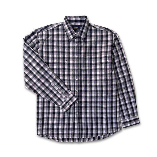 Double Pocket Check Long Sleeve Shirt W26
