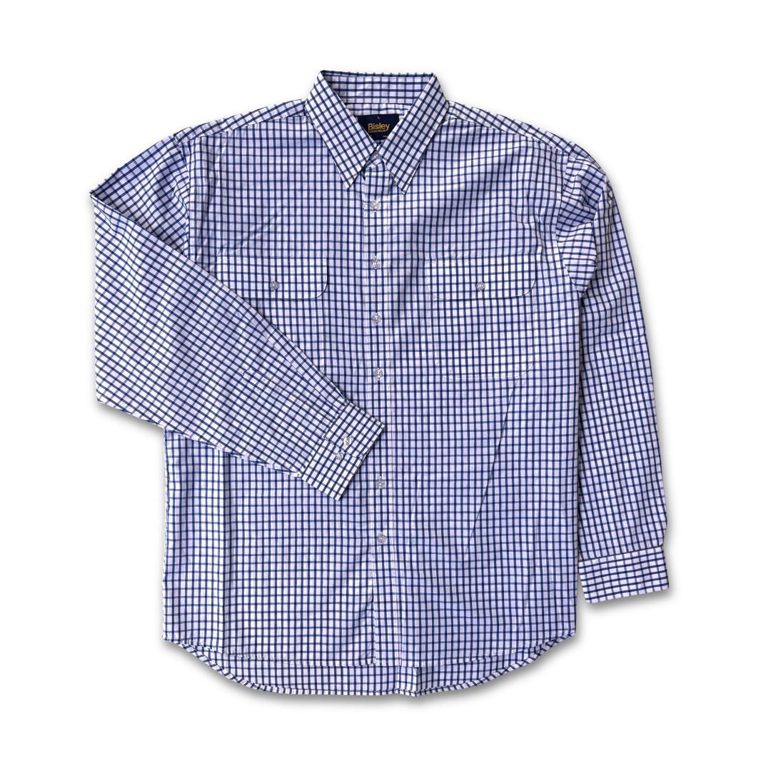 Double Pocket Check Long Sleeve Shirt W26