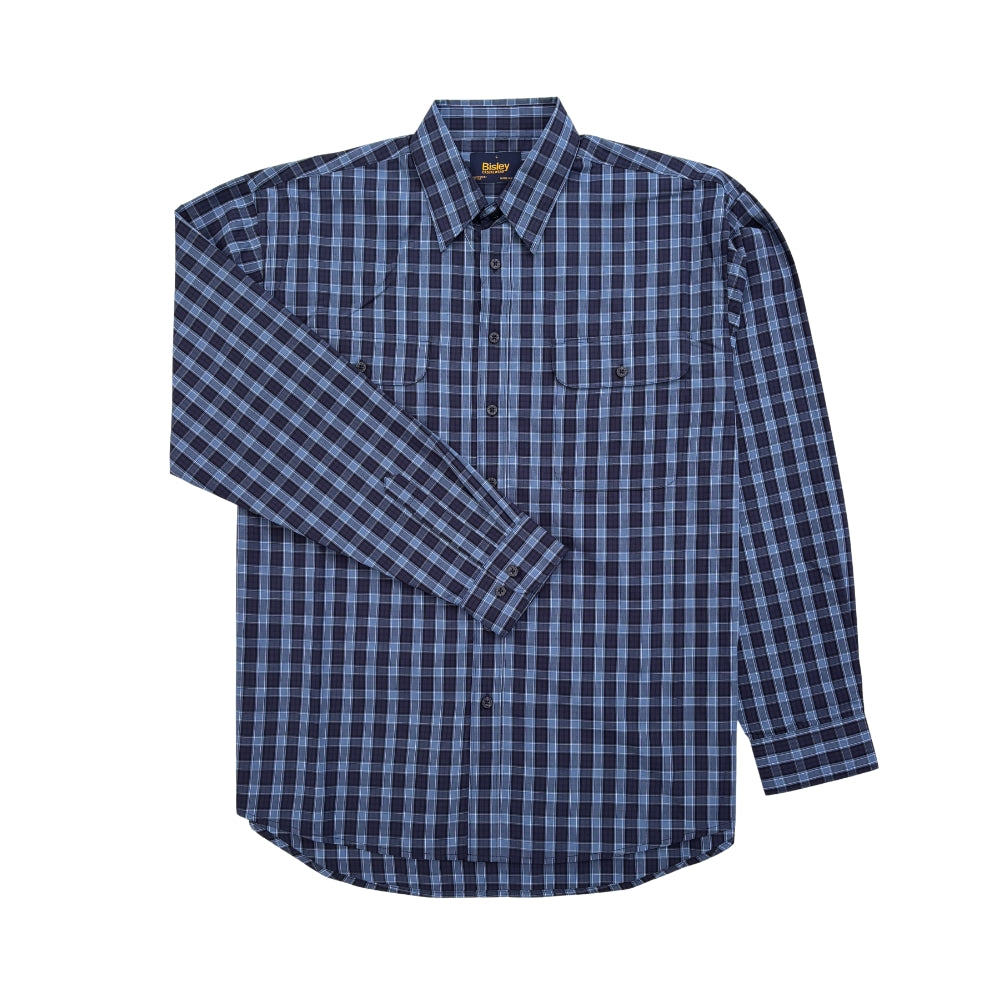 Double Pocket Check Long Sleeve Shirt W26