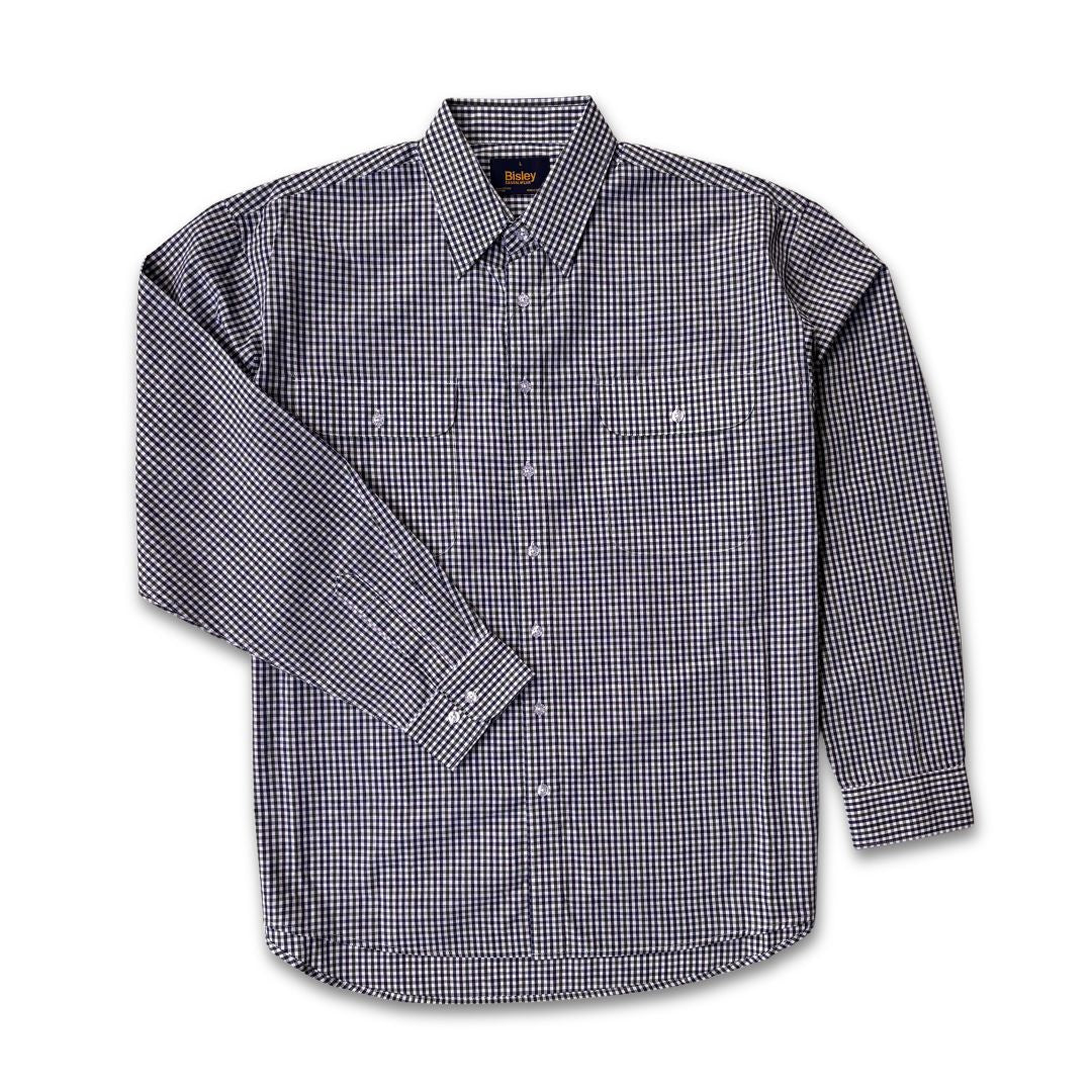 Double Pocket Check Long Sleeve Shirt W26
