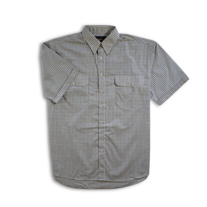 Double Pocket Check Short Sleeve Shirt