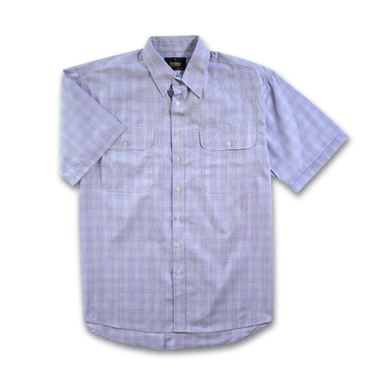 Double Pocket Check Short Sleeve Shirt S25