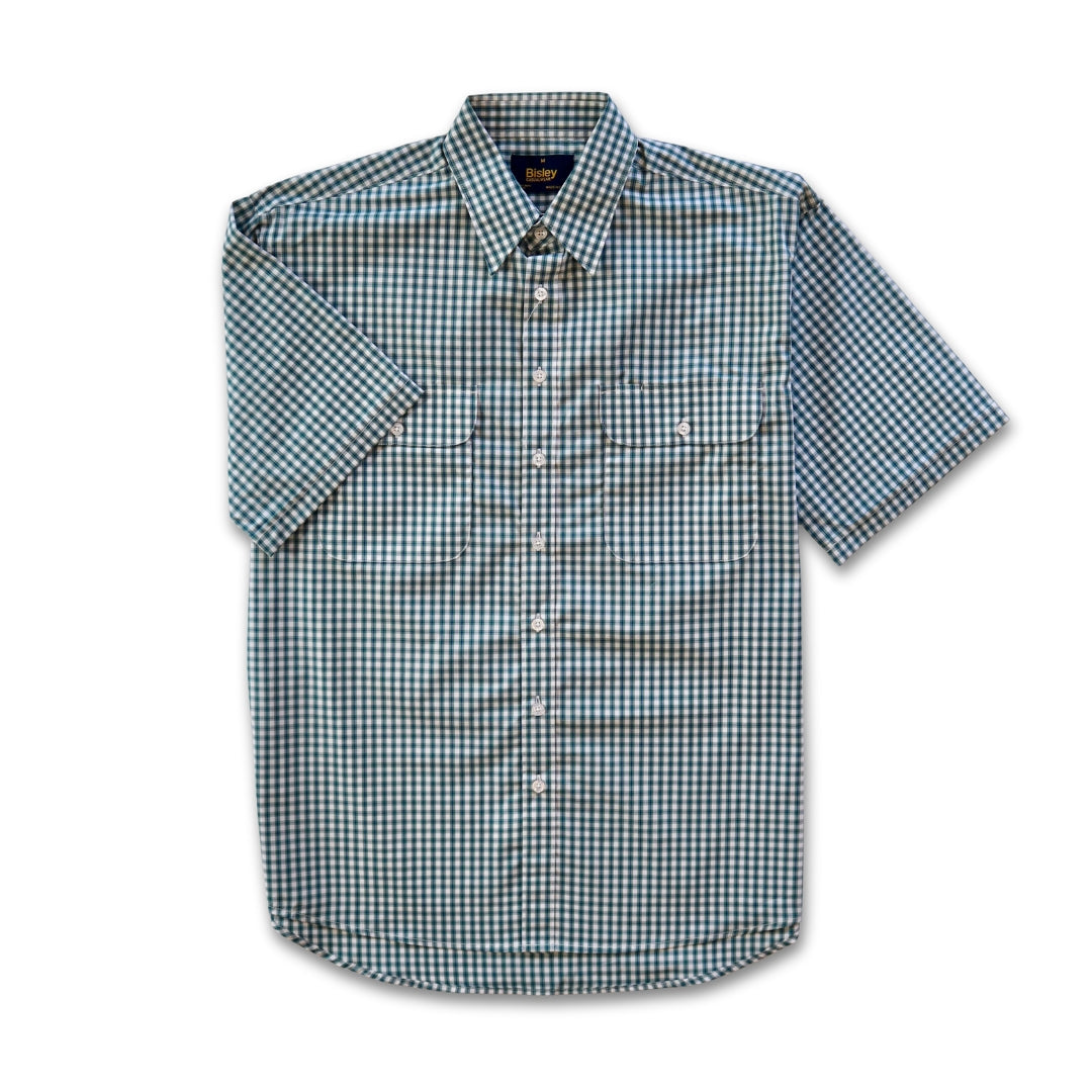 Double Pocket Check Short Sleeve Shirt S25