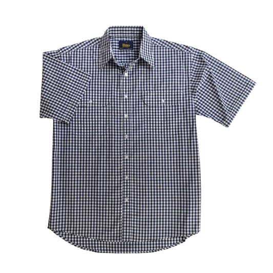 Double Pocket Check Short Sleeve Shirt S26