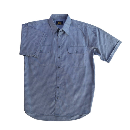 Double Pocket Check Short Sleeve Shirt S26