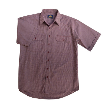 Double Pocket Check Short Sleeve Shirt S26