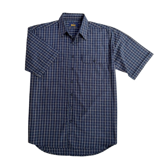 Double Pocket Check Short Sleeve Shirt S26