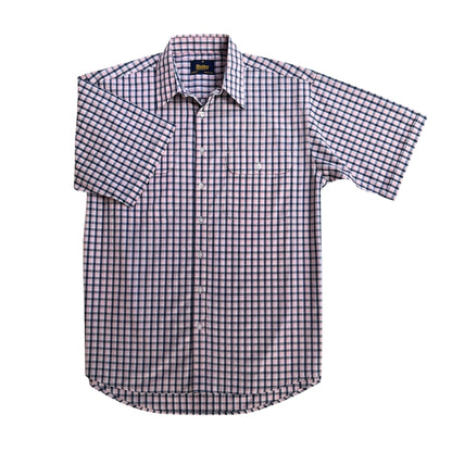 Double Pocket Check Short Sleeve Shirt S26