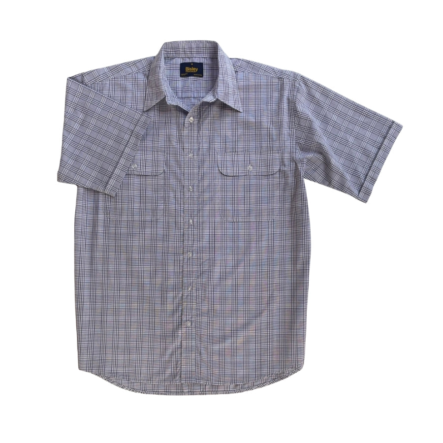 Double Pocket Check Short Sleeve Shirt S26