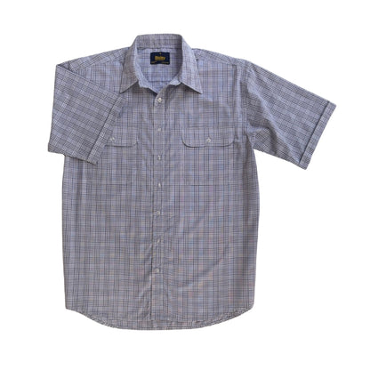 Double Pocket Check Short Sleeve Shirt S26