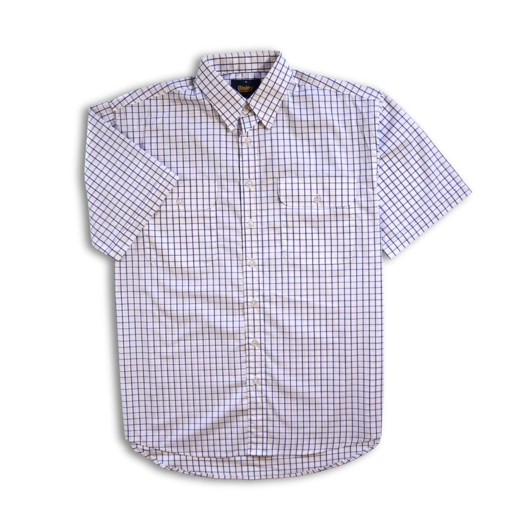 Double Pocket Check Short Sleeve Shirt