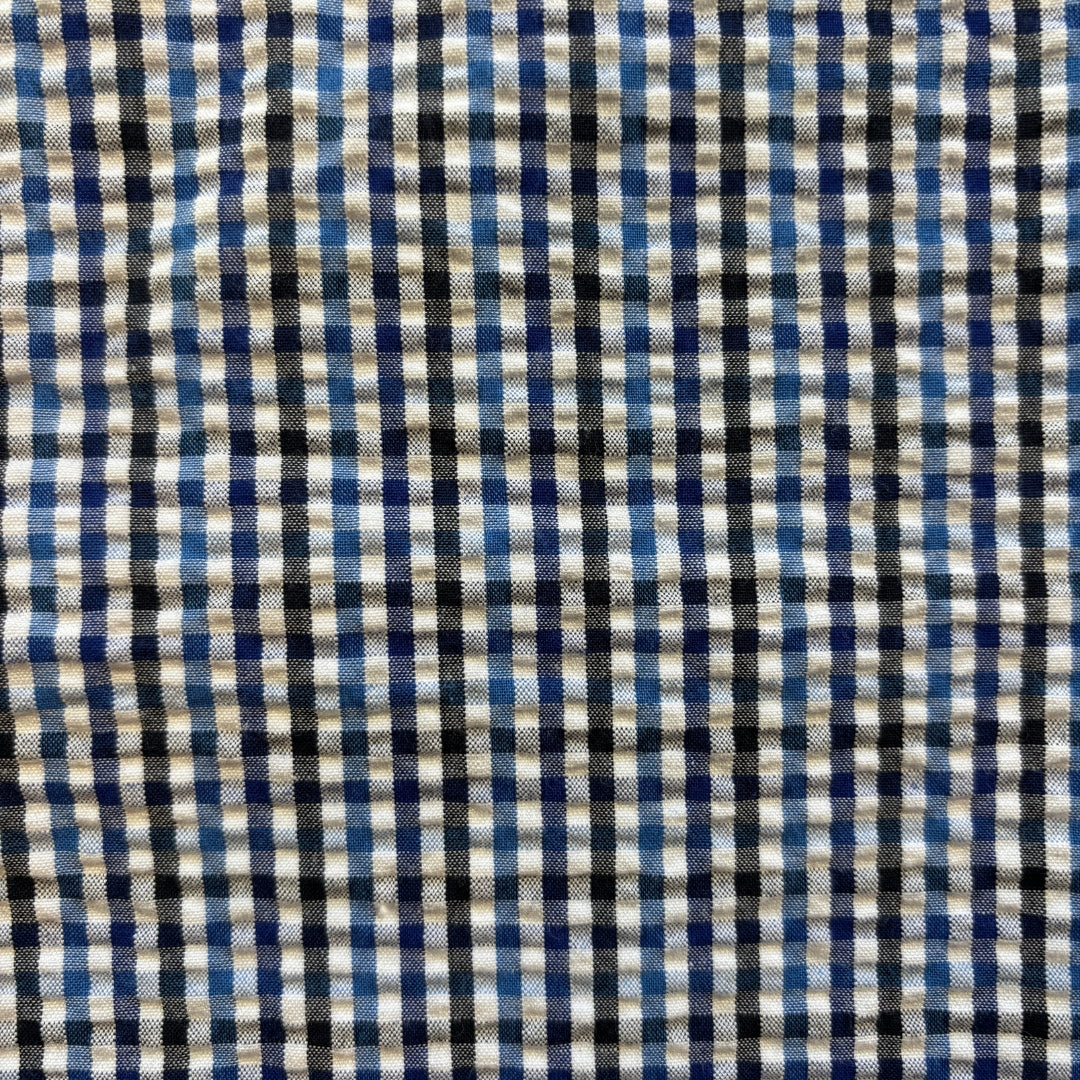 Double Pocket Seersucker Short Sleeve Shirt