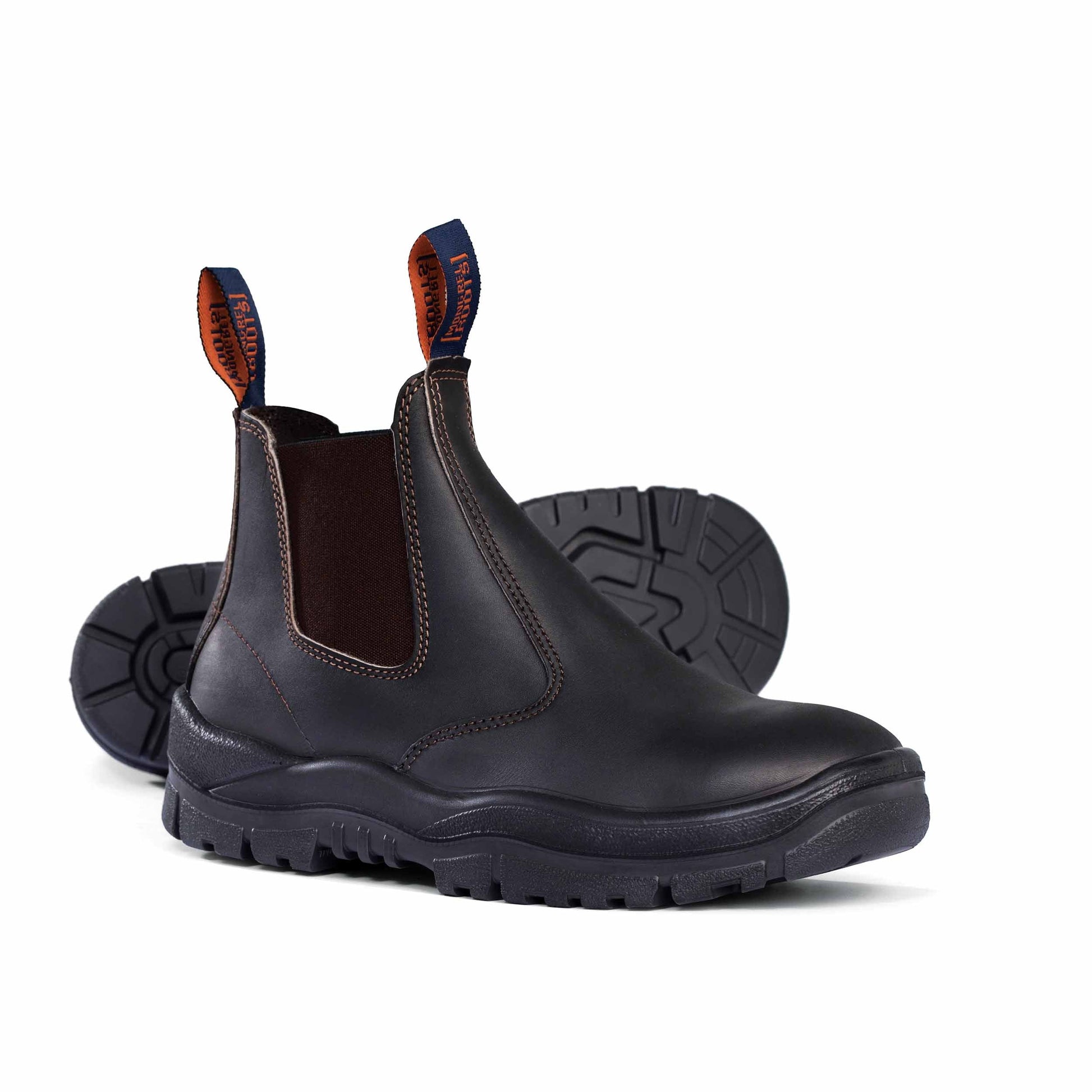 Elastic Sided Boot Oil Kip Oil Kip Workboots by Mongrel Boots | The Bloke Shop