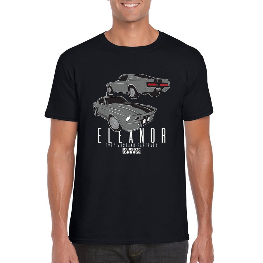 Eleanor 1967 Mustang T-Shirt M Black Mens Tshirt by Acme | The Bloke Shop