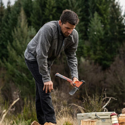 Rainbird Elnath Recycled Knit Jacket Alloy Mens Winter Jackets by Rainbird | The Bloke Shop