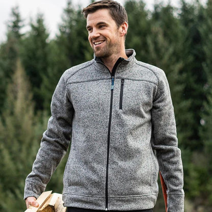 Rainbird Elnath Recycled Knit Jacket Alloy Mens Winter Jackets by Rainbird | The Bloke Shop