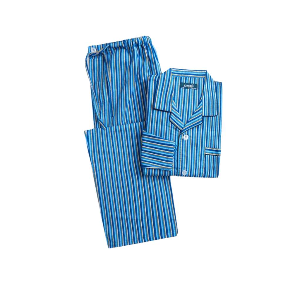 Full Length Flannelette Pyjamas Assorted Mens Sleepwear by Contare | The Bloke Shop