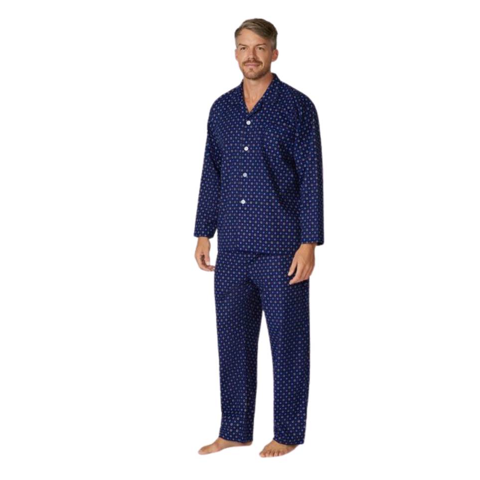 Full Length Flannelette Pyjamas Assorted Mens Sleepwear by Contare | The Bloke Shop