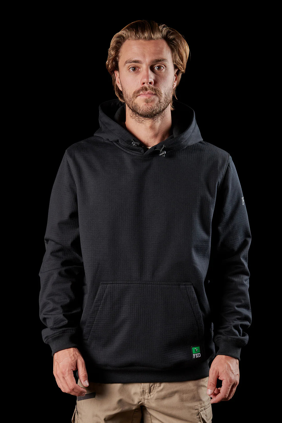 black hoodie FXD