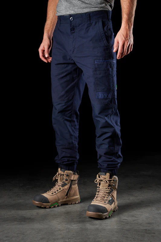 FXD WP-4™ Stretch Cuffed Pant 102R Navy Workwear by FXD Workwear | The Bloke Shop