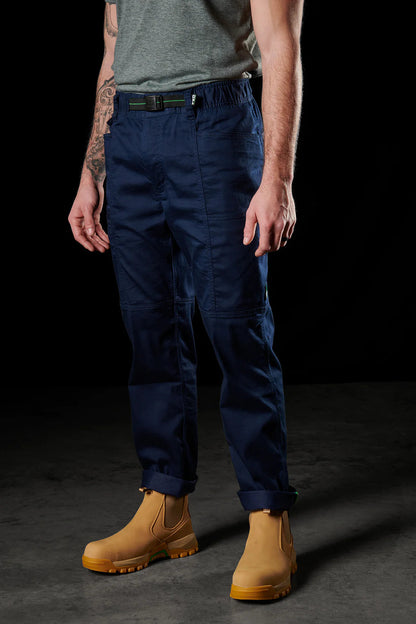 FXD WP-6™ Elastic Waist Work Pant 102R Navy Workwear by FXD Workwear | The Bloke Shop
