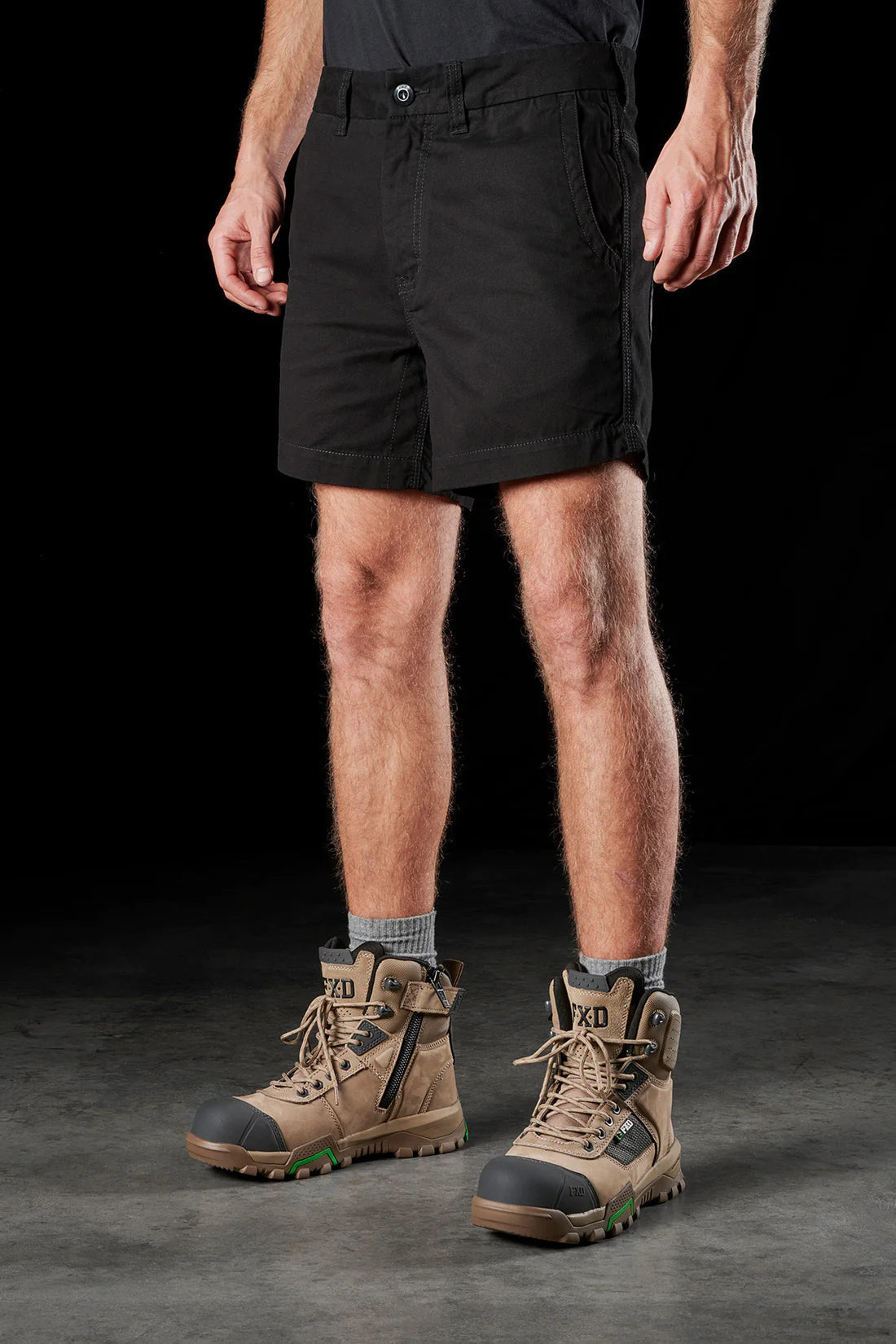 FXD WS-2™ Work Short 102R Black Workwear by FXD Workwear | The Bloke Shop