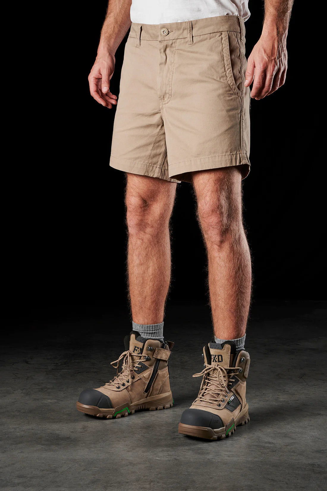 FXD WS-2™ Work Short 102R Khaki Workwear by FXD Workwear | The Bloke Shop