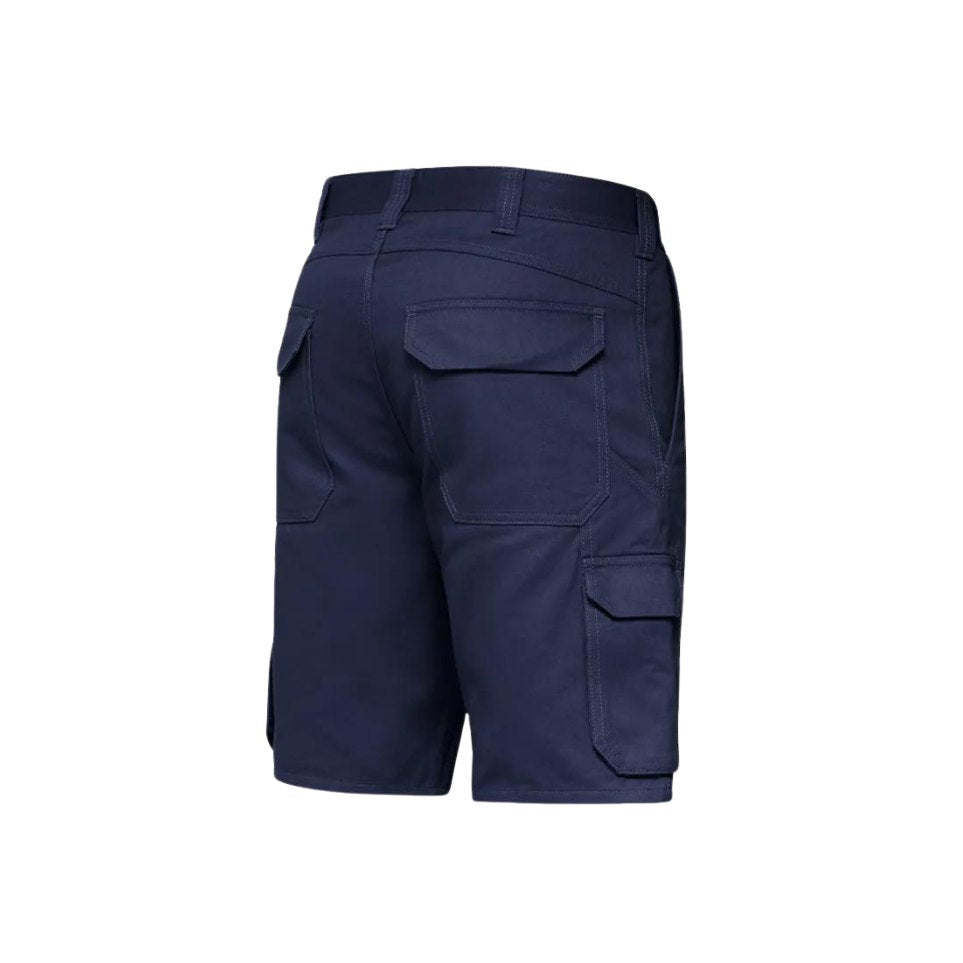 Generation Y Cotton Drill Short Navy Workwear by Yakka Workwear | The Bloke Shop