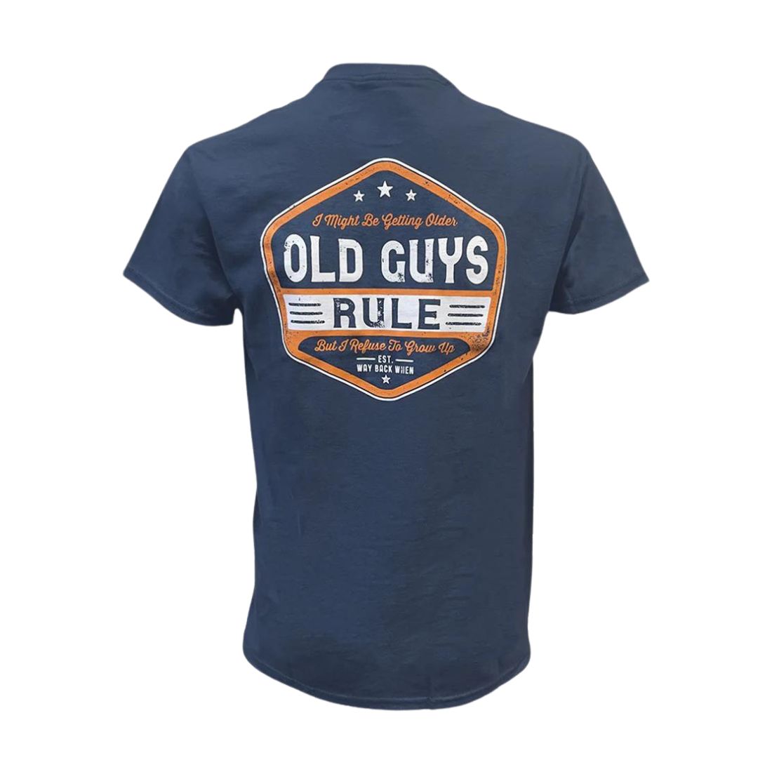 Getting Older T-Shirt Indigo Mens Tshirt by Old Guys Rule OGR | The Bloke Shop