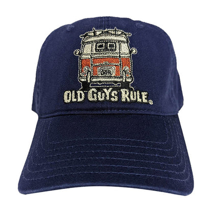 OGR Good Vibrations Cap OS Navy Mens Hats by Old Guys Rule OGR | The Bloke Shop