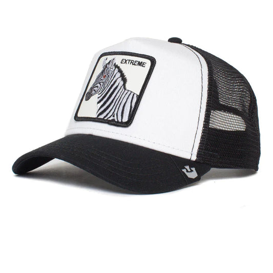 Goorin Bros Trucker Cap - Exxxtreme OS White/Black Cap by Goorin Bros | The Bloke Shop