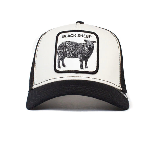 Goorin Bros Trucker Cap - The Black Sheep OS Black/White Cap by Goorin Bros | The Bloke Shop