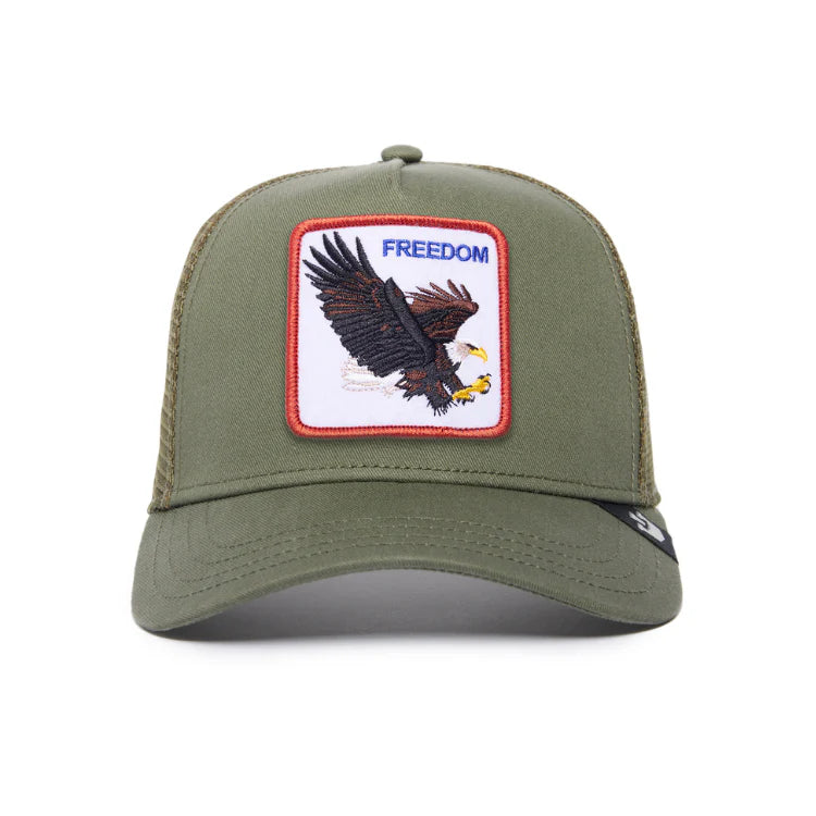 Goorin Bros Trucker Cap - The Freedom Eagle OS Moss Cap by Goorin Bros | The Bloke Shop