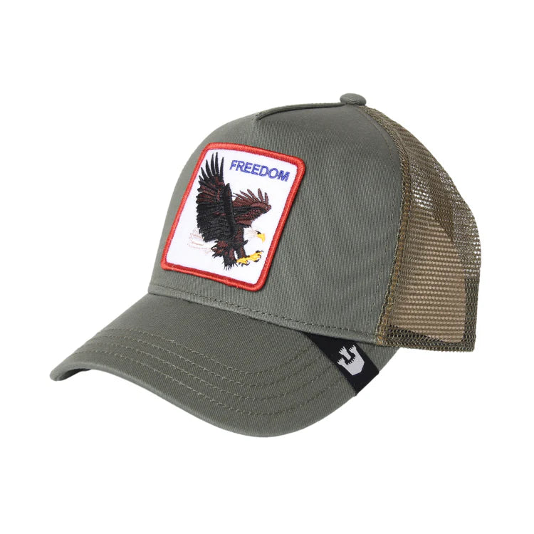 Goorin Bros Trucker Cap - The Freedom Eagle OS Moss Cap by Goorin Bros | The Bloke Shop