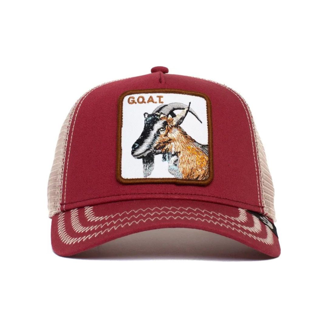 Goorin Bros Trucker Cap - The GOAT OS Red Cap by Goorin Bros | The Bloke Shop