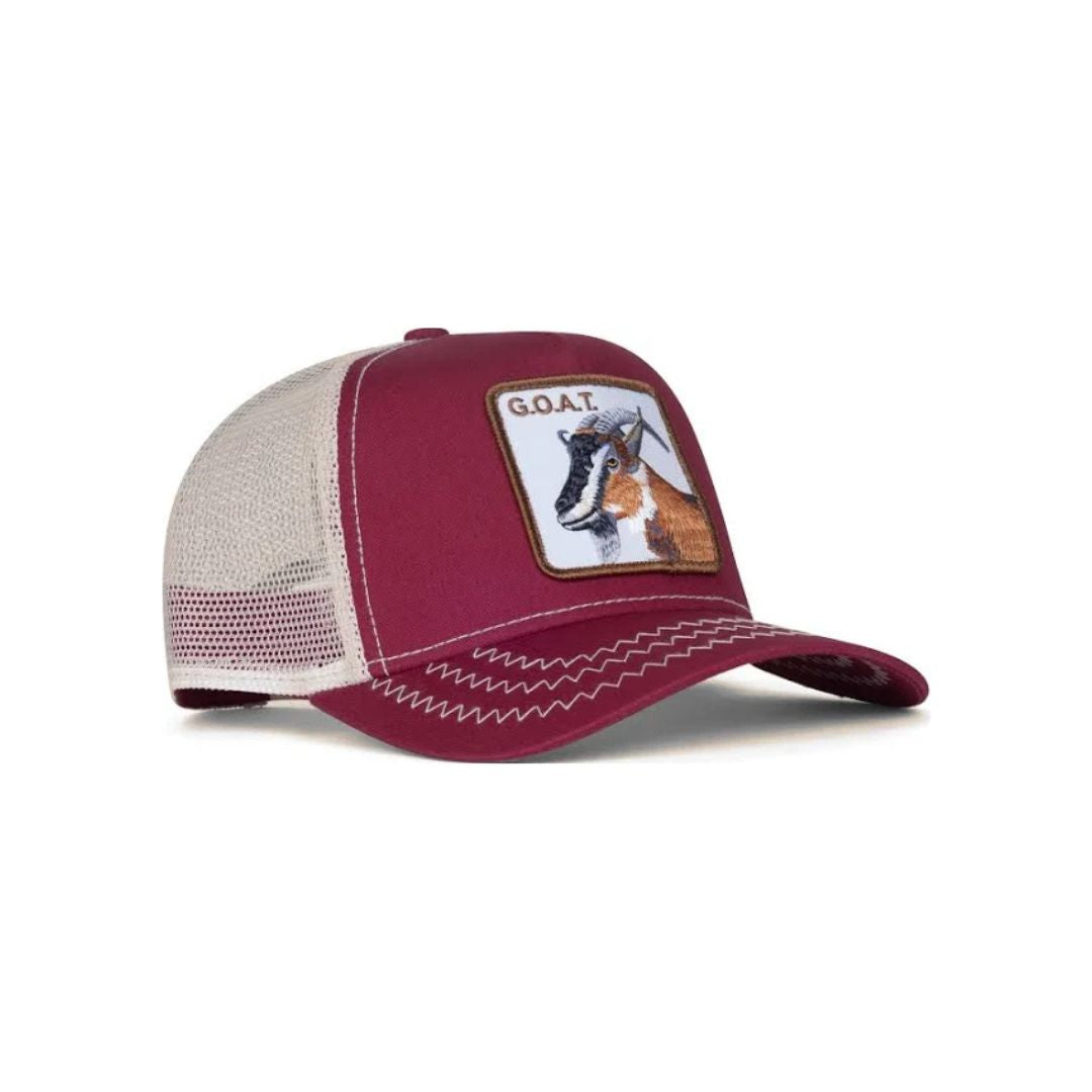 Goorin Bros Trucker Cap - The GOAT OS Red Cap by Goorin Bros | The Bloke Shop