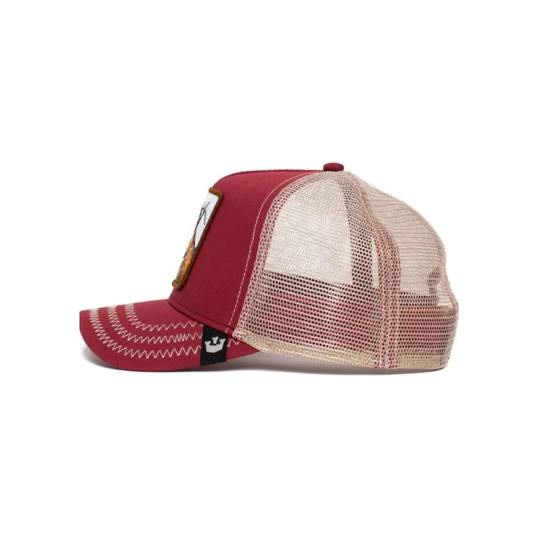 Goorin Bros Trucker Cap - The GOAT OS Red Cap by Goorin Bros | The Bloke Shop