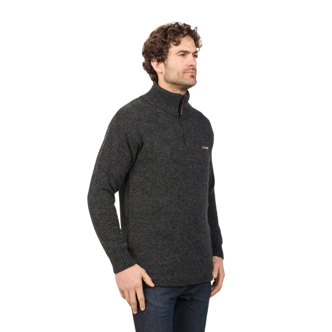 Haast Half-Zip Possum Merino Knit