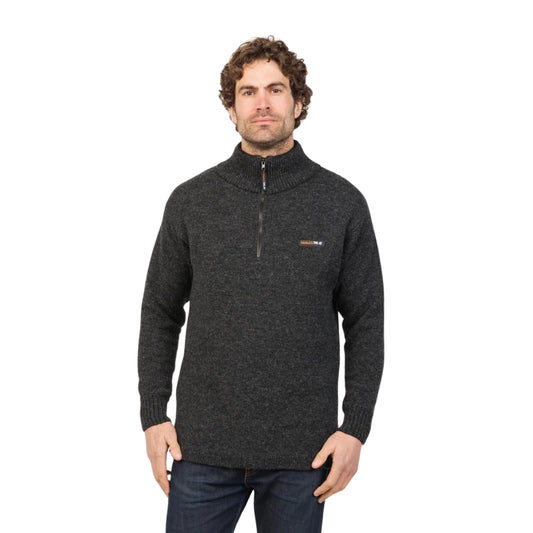 Haast Half-Zip Possum Merino Knit